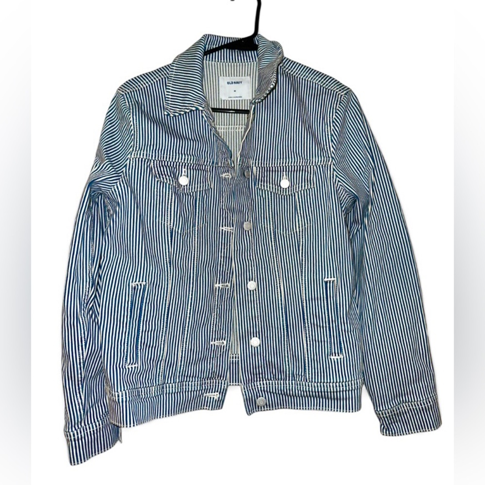 Striped Denim Jacket